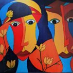 Cursus kleurrijke schilderkunst, Stichting Paraplu de Ronde Venen, Teuni Bluemink