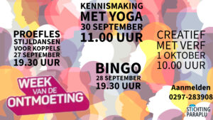 stichting paraplu de Ronde Venen, bestuur, week van de ontmoeting