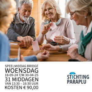 stichting paraplu de ronde venen, speelmiddag bridge