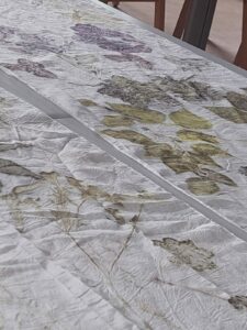 Eco printen, Stichting Paraplu de Ronde Venen, Ida Veenstra