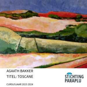 Stichting Paraplu de Ronde Venen, vrij schilderen met Acryl of Aquarelverf, Agaath Bakker